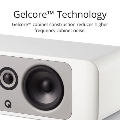 Q Acoustics Concept 90 Centerlautsprecher Weiß Hochglanz