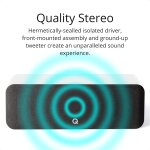 Q Acoustics Concept 90 Centerlautsprecher Weiß Hochglanz