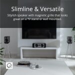 Q Acoustics Concept 90 Centerlautsprecher Weiß Hochglanz