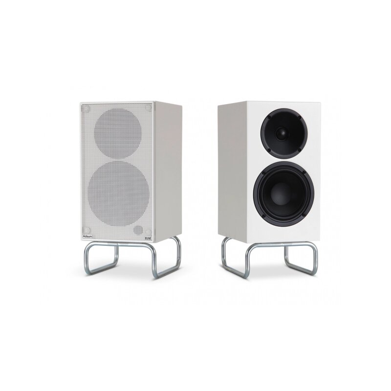 Design Aktivlautsprecher HDMI  BT aptX Phono, Weiss, ELAC DCB41 Adsum NEU