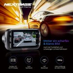 Dashcam Front- und Rear Kamera Bundle, 6,55 cm Display, NEXTBASE 222X, GEPRÜFT