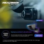 Dashcam Front- und Rear Kamera Bundle, 6,55 cm Display, NEXTBASE 222X, GEPRÜFT
