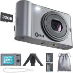 Digitalkamera 48MP 1080p Kinderkamera Set mit 32GB Stativ ClickID CAM20 WIE NEU