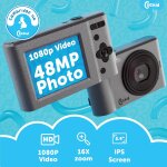 Digitalkamera 48MP 1080p FullHD Kamera Set mit 32GB Stativ ClickID CAM20 GEPRÜFT