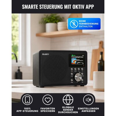 Internet Radio WLAN,Touro,DAB+,Streaming,Podcast,Farbdisplay, Majority, WIE NEU