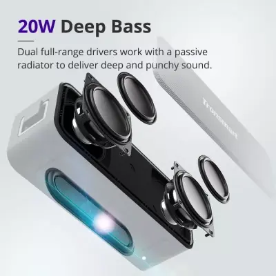 Bluetooth Lautsprecher IPX7 TWS 20W USB-C NFC – Tronsmart T2 Plus GEPRÜFT