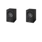 Mission VX-1 Regallautsprecher Paar 2-Wege 6 Ohm 40W, Schwarz, GEPRÜFT - WIE NEU
