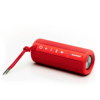 Bluetooth-Lautsprecher mit Akku, Spritzwasserschutz, Blaupunkt BT202 Rot NEU