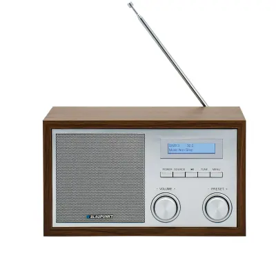 Nostalgieradio mit DAB+, Bluetooth, Walnuss, Blaupunkt,...