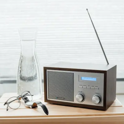 Nostalgieradio mit DAB+, Bluetooth, Walnuss, Blaupunkt, RXD180WN, Neu