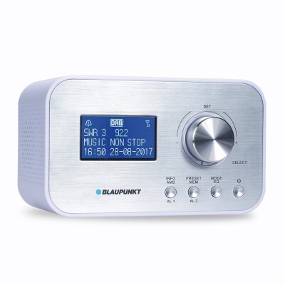Radiowecker mit DAB+, Sleep Timer, USB- Laden, Blaupunkt...