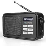 DAB+ Radio mit Akku-Betrieb, tragbares Radio, schwarz, Blaupunkt RXD60, WIE NEU