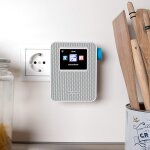 Steckdosenradio Internetradio, UKW, Bluetooth, WLAN, Farbdisplay Weiß, Blaupunkt PIB 100, NEU