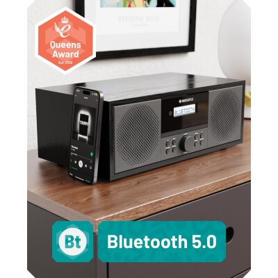 CD Radio, DAB+ FM, USB, Bluetooth, Fernbedienung, OAKCASTLE DAB500, GEPRÜFT