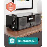 CD Radio, DAB+ FM, USB, Bluetooth, Fernbedienung, OAKCASTLE DAB500, WIE NEU
