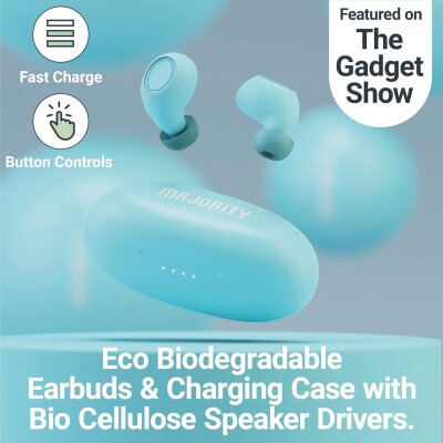 Earbuds, In-Ear BT 5.3, 30?Std. Akku, blau, Majority True-Wireless,GEPRÜFT
