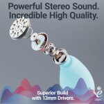 Earbuds, In-Ear BT 5.3, 30?Std. Akku, blau, Majority True-Wireless,GEPRÜFT
