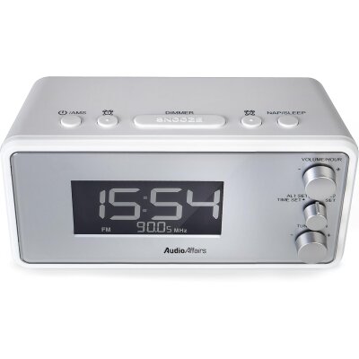 Radiowecker mit PLL UKW Lautsprecher, AudioAffairs RW 010 WH, WIE NEU
