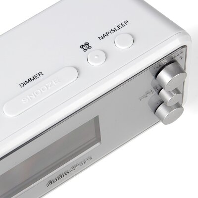 Radiowecker mit PLL UKW Lautsprecher, AudioAffairs RW 010 WH, WIE NEU