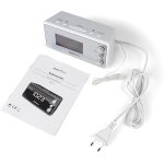 Radiowecker mit PLL UKW Lautsprecher, AudioAffairs RW 010 WH, WIE NEU