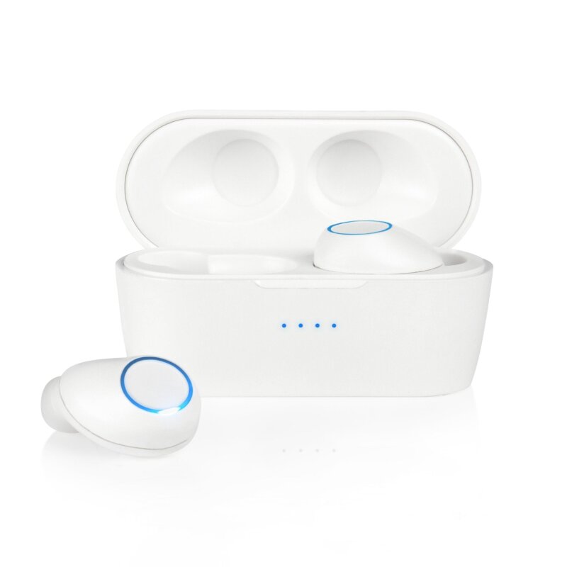 Kopfhörer In-Ear, Blaupunkt BTW 10 True Wireless, Bluetooth 5.0 Weiß GEPRÜFT GUT