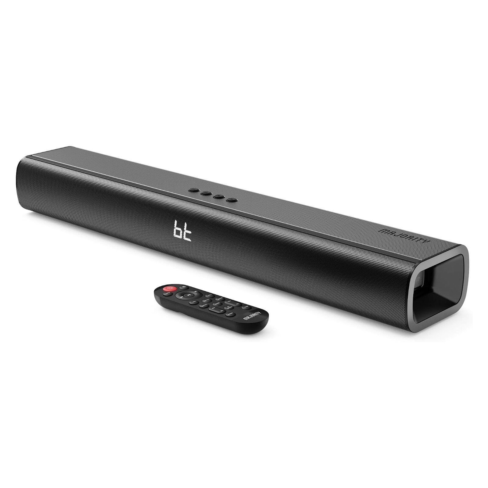 Schwarz Soundbar Für Tv Geräte, Hdmi Arc, Integ. Sub, Bt, Majority Naga60, Geprüft - Gut