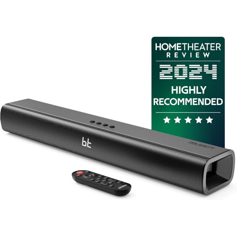 TV Soundbar + Integrierter Sub, BT 5.0, HDMI ARC, Majority NAGA60, GEPRÜFT - GUT