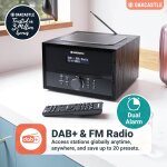CD-Player Radio DAB+/FM, Bluetooth, USB/AUX-In, Dual-Alarm – Oakcastle DAB400, GEPRÜFT