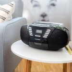 Kassettenradio, CD/MP3, BT, USB,AUX, Schwarz, Blaupunkt B120, GEPRÜFT - GUT
