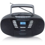 Kassettenradio, CD/MP3, BT, USB,AUX, Schwarz, Blaupunkt B120, GEPRÜFT - GUT