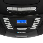 Kassettenradio, CD/MP3, BT, USB,AUX, Schwarz, Blaupunkt B120, GEPRÜFT - WIE NEU