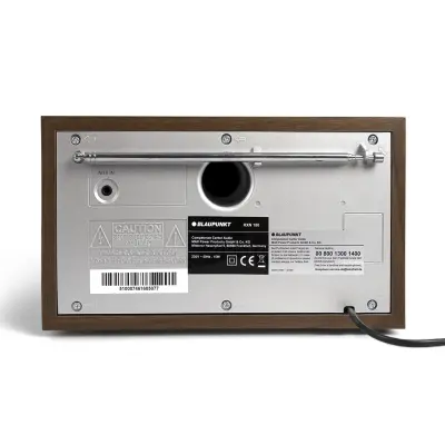 Radio Walnuss Alu Optik mit Bluetooth & UKW,...