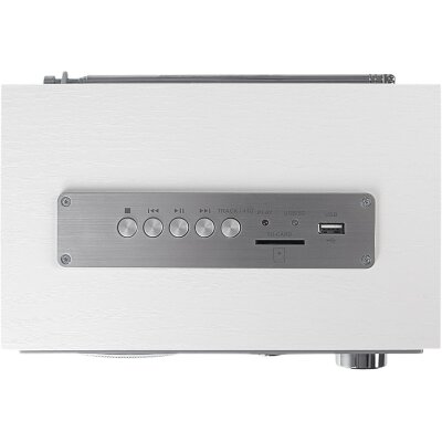 Retro Radio weiß, UKW/MW, USB, SD & AUX, Holzgehäuse, Blaupunkt RXN 19 , WIE NEU