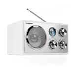 Retro-Radio, Weiß-Alu, UKW,Bluetooth, AUX-IN, Blaupunkt RXN 180 WH, GEPRÜFT