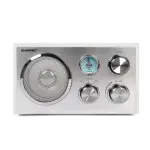 Retro-Radio, Weiß-Alu, UKW,Bluetooth, AUX-IN, Blaupunkt RXN 180 WH, GEPRÜFT