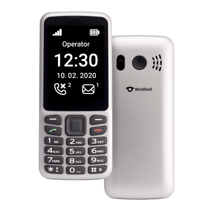 BlindShell Classic LITE – Sprachausgabe-Handy mit SOS-Taste & Tastatur, NEU