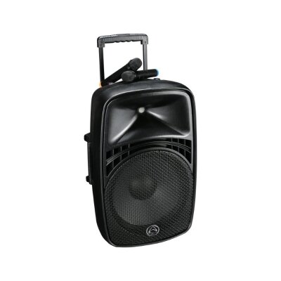 15? Akku-PA, Bluetooth, MP3, 2 Funksendern, Rollen, Wharfedale Pro EZ-15A, WIE NEU