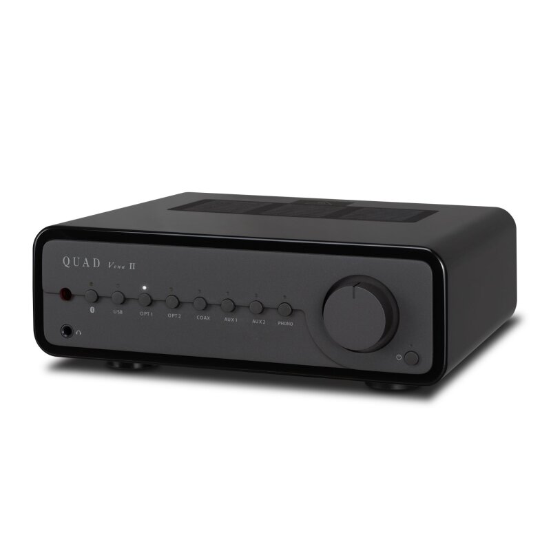 Stereo Verstärker QUAD Vena II, Phono, BT, Hi-Res ,DAC, USB, HG Schwarz, WIE NEU