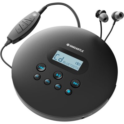 CD Player, Discman, Bluetooth, MP3 | Oakcastle CD100,...