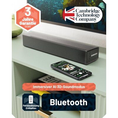 Soundbar TV Lautsprecher, Klein, ARC,BT, Oakcastle SB40, GEPRÜFT - WIE NEU