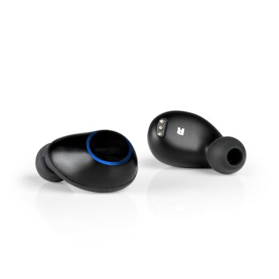 In Ear Kopfhörer, Blaupunkt BTW 10, BT 5.0, TWS, Ladecase, Schwarz,GEPRÜFT - GUT