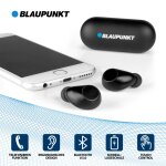 In Ear Kopfhörer, Blaupunkt BTW 10, BT 5.0, TWS, Ladecase, Schwarz,GEPRÜFT - GUT