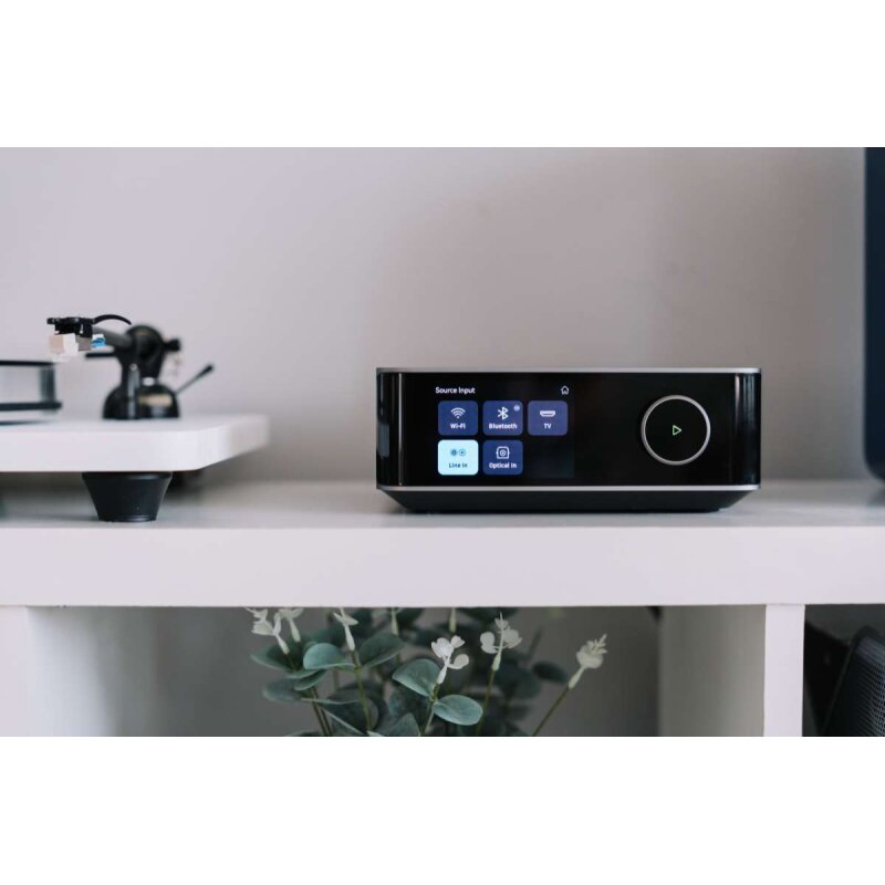 Streaming-Verstärker, 100 W/Ch, HDMI ARC, Space Grey, WiiM Amp Ultra, NEU
