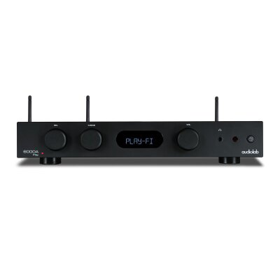 Streaming-Vollverstärker, DTS, MM-Phono, Audiolab 6000A Play Alu-Schwarz, WIE NEU