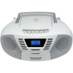 Kassettenspieler, CD/MP3, BT 4.2, USB,AUX,UKW, Weiss, Blaupunkt B120, GEPRÜFT