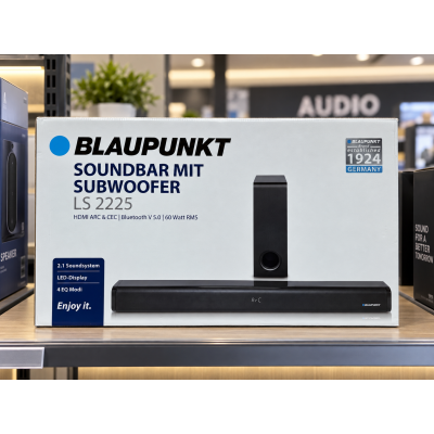 Soundbar Bluetooth, HDMI ARC, mit Subwoofer 2.1,LS 2225, Blaupunkt, GEPRÜFT GUT