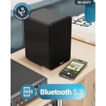 Regallautsprecher, Aktiv, HDMI ARC, BT, Schwarz,1 Paar, Majority D70X, WIE NEU