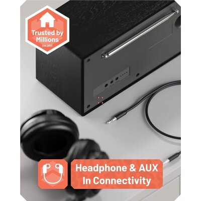 Internetradio mit WLAN, DAB+/FM & Bluetooth, Oakcastle IR200, GEPRÜFT - WIE NEU