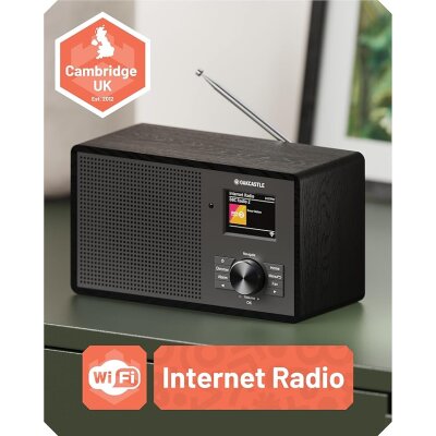 Internetradio mit WLAN, DAB+/FM & Bluetooth, Oakcastle IR200, GEPRÜFT - WIE NEU