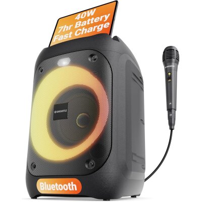 Bluetooth Karaokebox für Kinder, Licht, Mikrofon,...